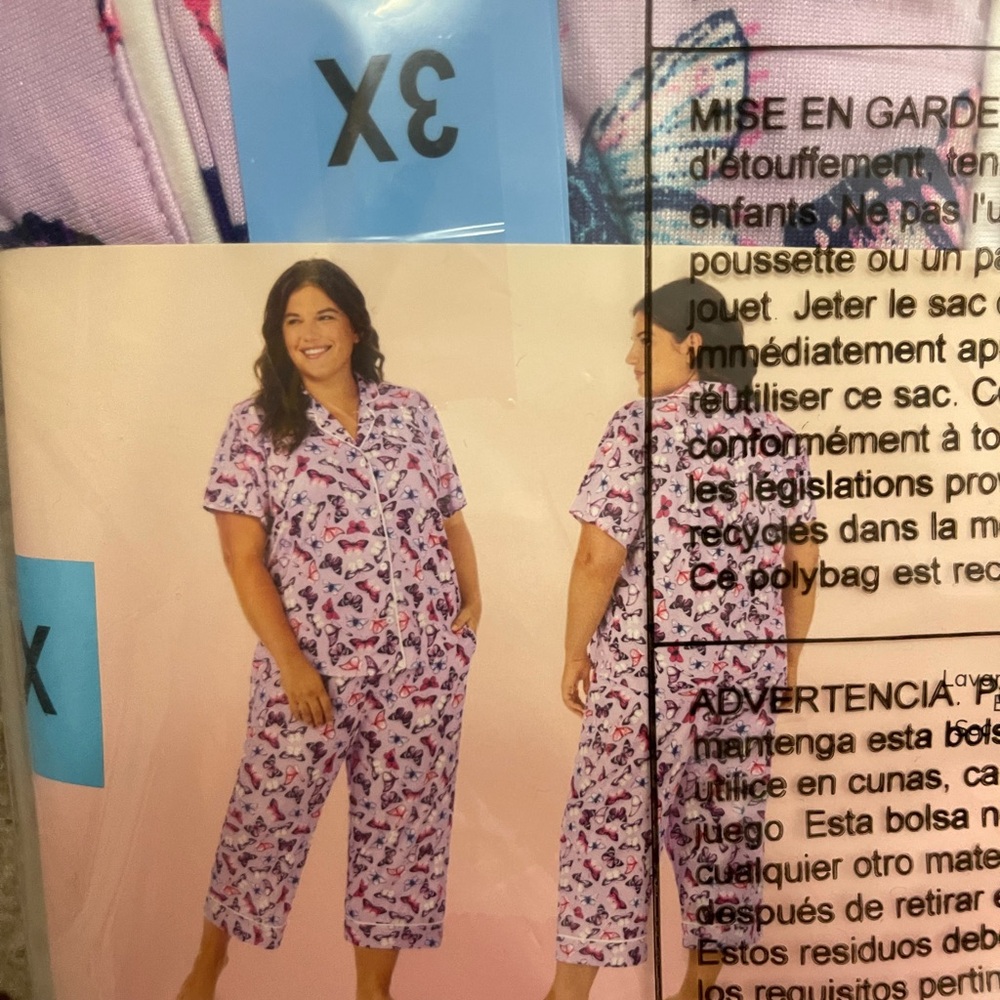 Brand New Womens Room Service PJ set 3X